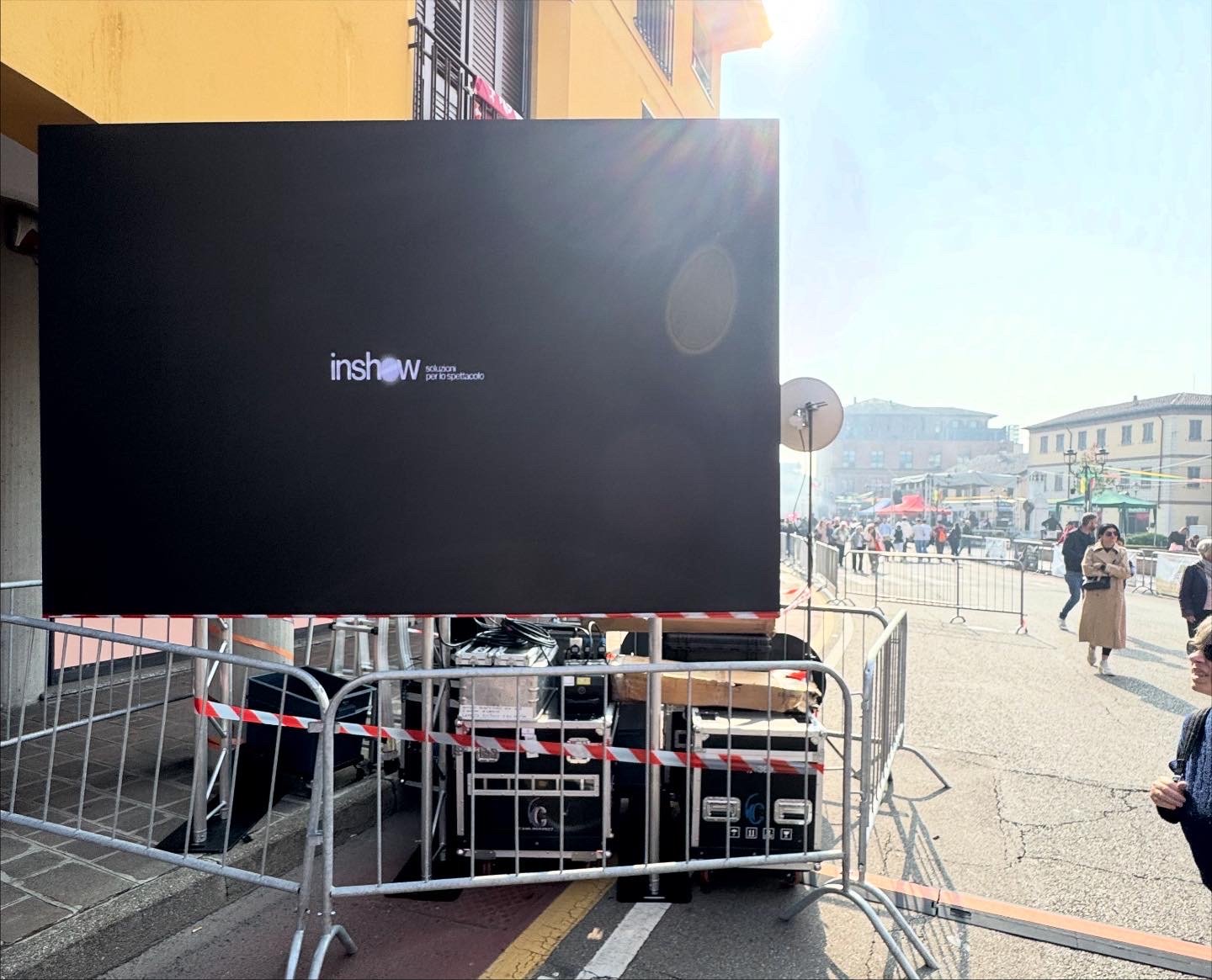Ledwall InShow in evento cittadino