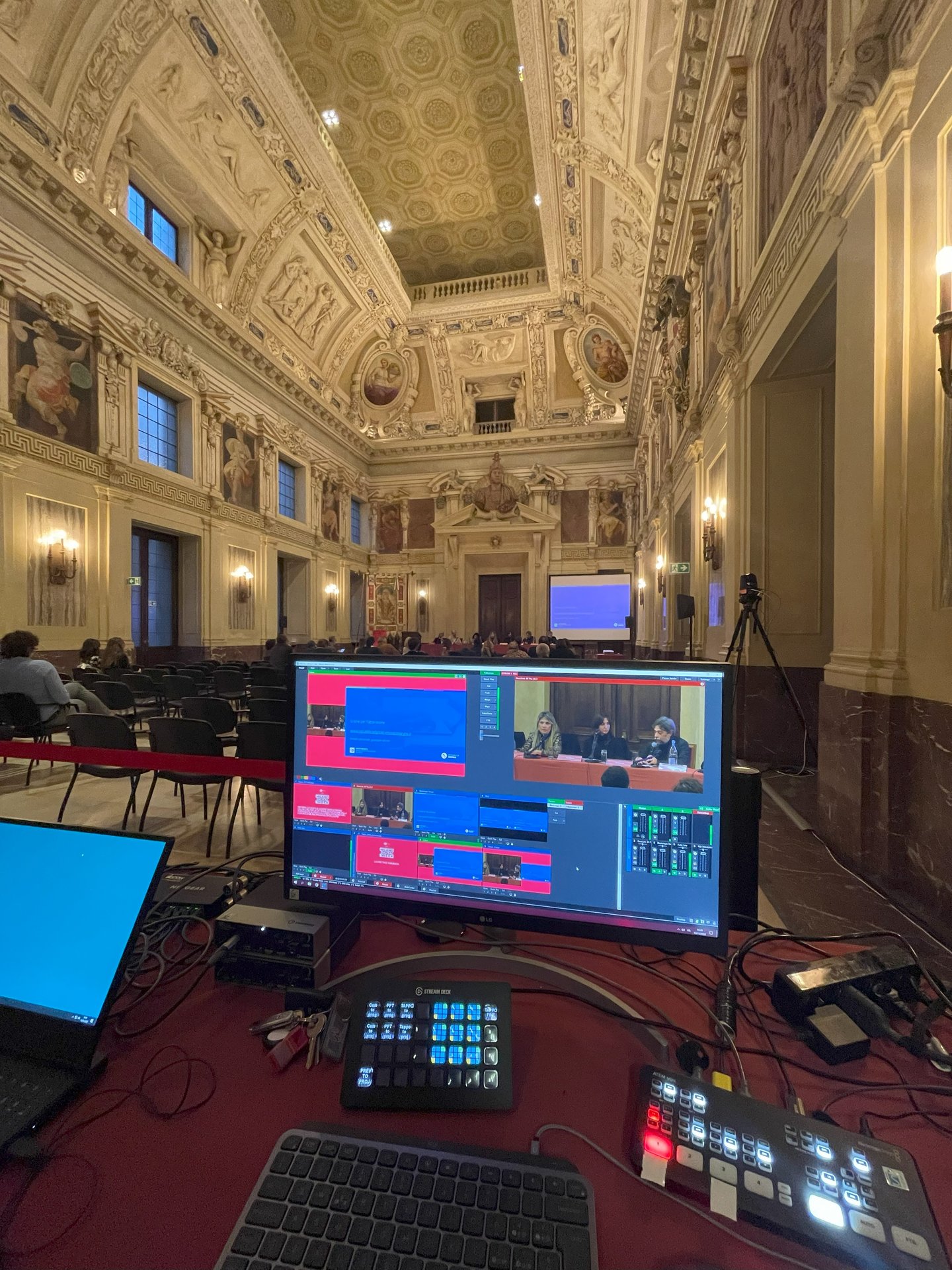 Regia video in sala storica